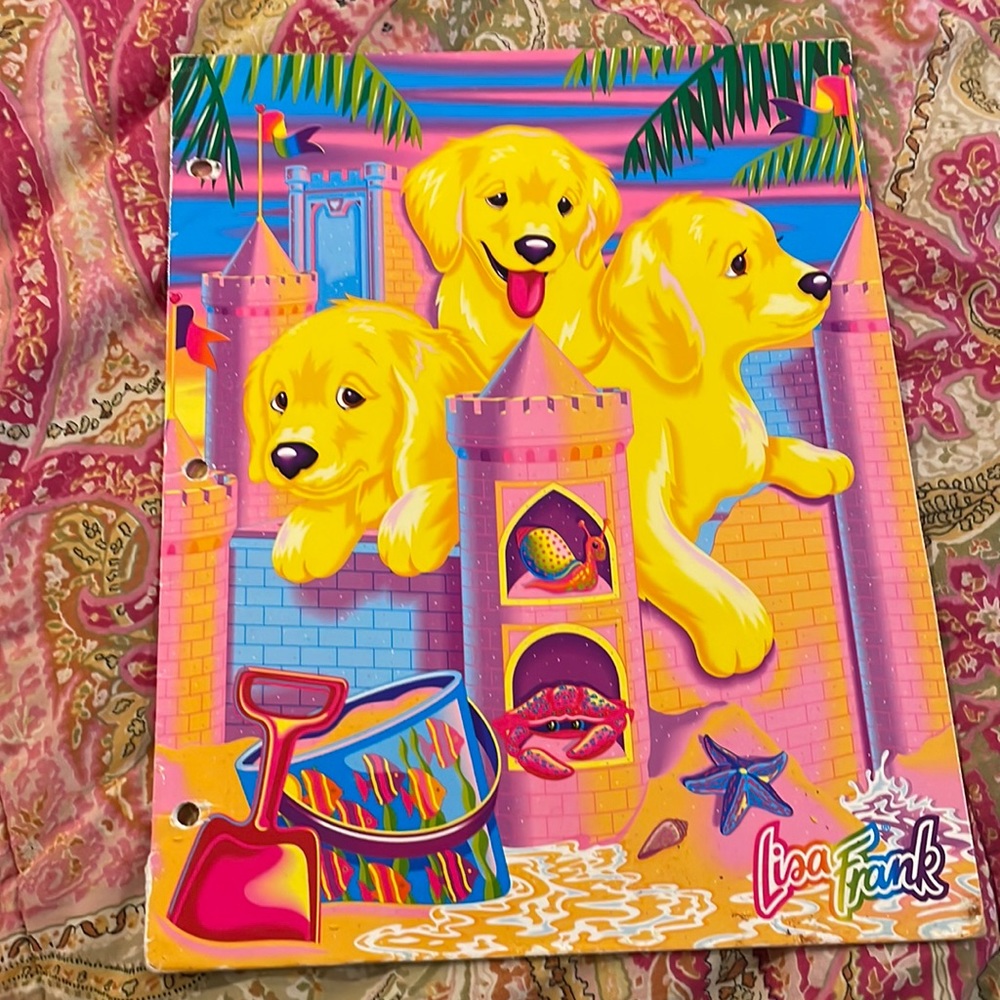 Lisa Frank vintage Collectible Folder